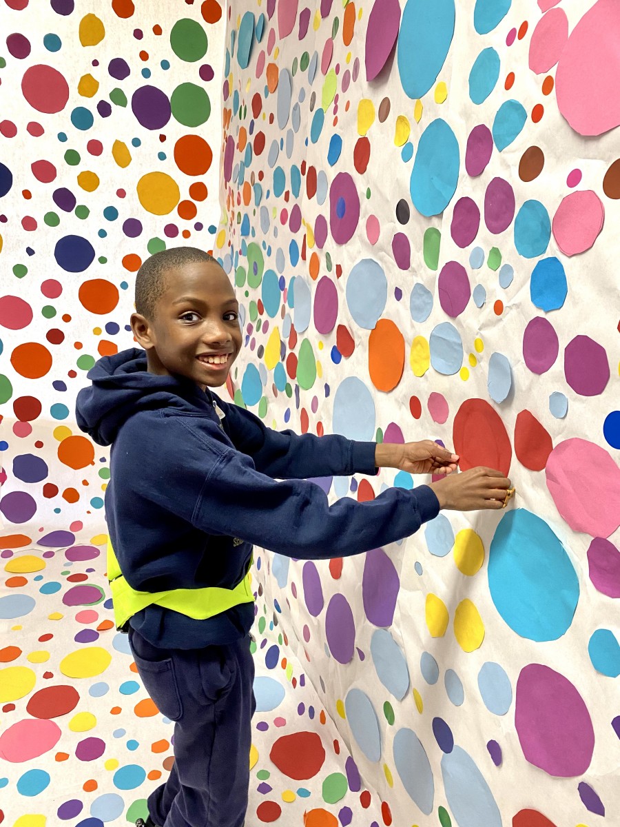 Vails Gate Scholars Create Art Installation Inspired by Japanese Artist